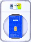 2025 Spongebob Squarepants 1g  9999 Gold Perth Mint Minted Bar Ngc Ms 70 Fr