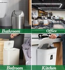 2 Gallon Clear Trash Bags 120 Count Small Garbage Can Liners Bathroom Office New