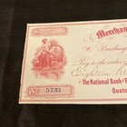 1867 Merchants National Bank Canceled Check 