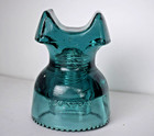Dark Blue Aqua Cd 254 Hemingray No  3 Cable Glass Insulator