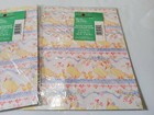 Vintage American Greetings Holly Hobbie Flat Wrapping Paper Easter Ducks 2 Packs