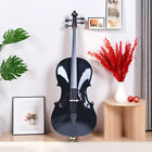 4 4 Full Size Acoustic Cello Set For Beginners - Black Color  Bag  Bow   Rosin