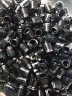 12x Prem Golf Ferrules  335 Black silver 2 Ring collared  14mm Quality Lot f5  