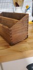 Vintage Wooden Desk Organizer Office Mail Letters Box Cottagecore Rustic Country
