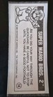 Vtg 1989 Super Mario Bros  2 Princess Peach Topps Game Tip Sticker 