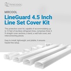 Mrcool Lineguard 4 5 Inch Line Set Cover Kit  Durable Hvac Line Protection