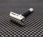 Vintage 1976 Gillette Black Handle Super Speed De Safety Razor W4