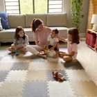 Soft Foam Baby Play Mat - Interlocking Floor Tiles For Crawling   Development  S