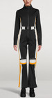  1 290 Mackage S Small Brie Ski Suit Black Yellow White Belted Fitted Snow Suit