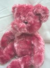 Vintage Russ Sherry The Pink Teddy Bear 9  Bean Bag Plush Stuffed Animal Toy