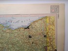 1957 Vintage Ohio Atlas Map Old Authentic Antique Mcm Encyclopedia Britannica