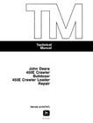 John Deere 450e  455e Crawler Bulldozer Loader Service Manual Repair Shop Book