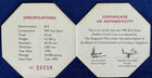 Singapore 1995  10 Piedfort Proof 2 Oz Sterling Silver 35k Mintage Free Shipping
