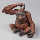 Male Orangutan Animal Toy Pvc Action Figure Doll Kids Toys Party Gifts