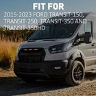 Fits For 2015-2023 Ford Transit Fuel Door Gas Cap Hatch Cover Trim Panel White