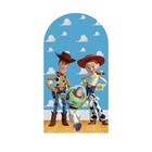 Toy Story Arch Backdrop Cover Kids Birthday Party Photo Background Prop
