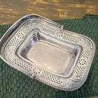 Atkins Brothers Sheffield Epns Silver Plated Pierced Swing Handle Basket 10x8