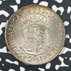 1952 South Africa 2 1 2 Shillings Lot f7851 Silver  High Grade  Beautiful 