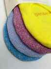 4-pack Bombas Women s Lightweight No Show Socks Mixed Bright Colors  Size Medium