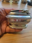 Vintage Ronson Varaflame Table Gas Lighter Made In England 1960s  working 
