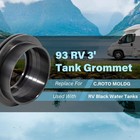 3  Tank Grommet For Rv Black Water Tank  3   Opening Diameter  3-7 8       