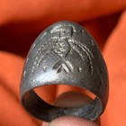Rare Ancient Antique Roman Ring Bronze Legionary Artifact Authentic Stunning