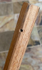 Wooden Attack midfield Men s Lacrosse Shaft - 30 1 4  Wood Stick