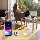 Record Player 3 Speeds Turntable With Bluetooth Built-in Battery Stereo Speakers