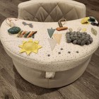 Crate And Barrel Nature Friends Busy Baby Activity Chair Play Center Pre-owned