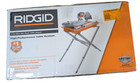Ridgid R4031s 9-amp 7  Wet Tile Saw With Stand Factory Sealed Box New