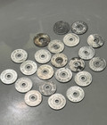 Oklahoma 1 Mill Aluminum Tax Tokens Lot     Old Age Assistance     22mm Center Hole