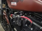 Ton s 10mm Thick Pair Harley Sportster Coil Relocation Red Spark Plug Wires 07 