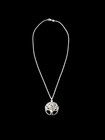 925 Sterling Silver Rhodium Plated Tree Of Life Pendant Necklace 18  Nwot