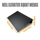 Gym Squat Wedge Block Slant Board Heel Elevated Split Squat Wedges Weightlifting
