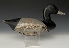 Primitive Antique Duck Decoy  Folky Working Md Bluebill Drake  starr Collection 