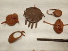 Vintage Lot Of Marx Johnny jane West   Tonto Figure Playset Accessories