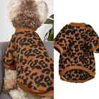 Puppy Pullover Dog Pet Sweater Winter Leopard Print Sweater Pet Apparel Clothing
