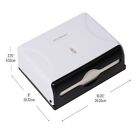 Hand Paper Towel Dispenser Wall Mount Touchless Commercial Folded Bathroom Black