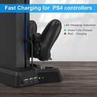 Controller Charger Station For Ps4 ps4 Slim  Vertical Stand With Dual Controller