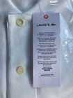 Lacoste X Novak Djokovic Us Open 2025 The Goat Polo Shirt M White Ph7561-51 New