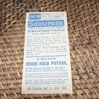 Scourene Victorian Soap Trade Card  The Simonds Soap Co  New York