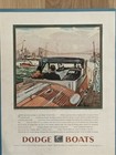 1930 Dodge Boat Motorboat Fortune Magazine Print Advertising Brooklyn Bridge 