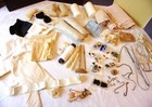Doll Repair Supplies Lot Vintage Parts Eyes Hooks Gauze Etc  From Dolls Hospital