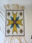 Original Native American Beadwork Stars With Crosses Plains Tribe Handwoven 23 