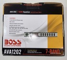 Boss Audio 7 Band Stereo Graphic Equalizer With Led Lights Ava-1202 Ships Asap