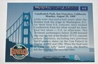 Rare  Mint  The Beatles Last U s  Concert - Gold Embossed - Gloss Laminated Card