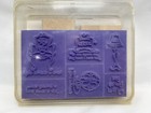 Stampin Up Furnished With Love New Unmounted Wood Rubber Stamp Set Fan Chair New