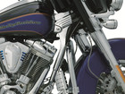 Kuryakyn Deluxe Neck Cover Kit For 1994-2005 Harley Road King Electra Glide