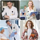 2 Pack Badge Reels Retractable With Swivel Alligator Clip Retractable Badge