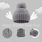 Baby Winter Beanie Hat For Girls Boys Infant Toddler Warm Knit Twist Pompom